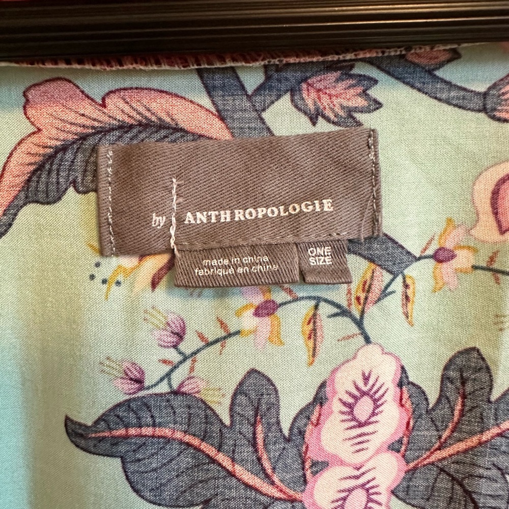 Anthropologie Multicolor Floral Kimono - Picture 14 of 14